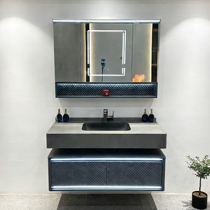 Lavabos <span class=keywords><strong>de</strong></span> <span class=keywords><strong>Baño</strong></span> Modernos <span class=keywords><strong>de</strong></span> Lujo para Hotel, Espejo Inteligente Montado en la Pared, Lavamanos, Muebles <span class=keywords><strong>de</strong></span> <span class=keywords><strong>Baño</strong></span> - Product Image 4