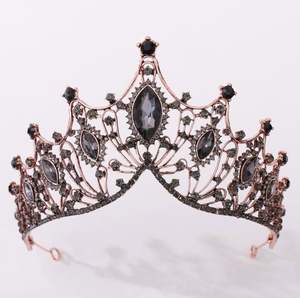 Prince couronnes pour femmes <span class=keywords><strong>diadème</strong></span> de mariée mariage cheveux couronne diadèmes et couronnes diadèmes en alliage bon marché - Product Image 2