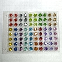 Pierres précieuses HQ GEMS, nouvelle conception, zircon cubique synthétique taillé en forme de nid, rose, jaune, rouge, vert, bleu, pierres précieuses CZ