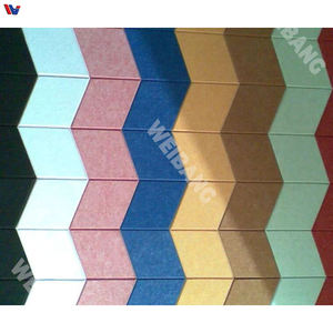 Absorbeur acoustique moderne en fibre de polyester écologique et facile à nettoyer avec design graphique pour salle de musique d'école internationale indonésienne - Product Image 1