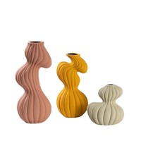 Vases décoratifs en céramique Art Déco créatifs et simples pour table, vente en gros du fabricant, articles décoratifs pour hall d'entrée, cave à vin, maison d'hôtes