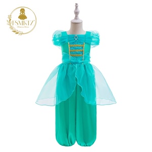 Elegante <span class=keywords><strong>Disfraz</strong></span> <span class=keywords><strong>de</strong></span> Princesa Jazmín <span class=keywords><strong>de</strong></span> Aladdín <span class=keywords><strong>para</strong></span> Halloween, <span class=keywords><strong>Disfraz</strong></span> <span class=keywords><strong>de</strong></span> Cosplay <span class=keywords><strong>para</strong></span> <span class=keywords><strong>Niñas</strong></span>, Diseño Italiano, Colchón Inflable con Bomba Manual - Product Image 2