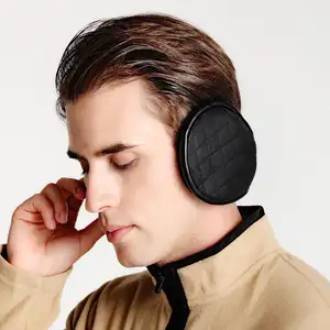 جودة عالية القطبية الصوف الأذن دفئا إمف طوي الفراء earmuf الصوف الشتاء الظهر الرقبة earmuf