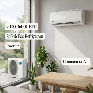 Aire Acondicionado Mini Split de Alta Eficiencia 230V 9000-36000BTU, Montado en Pared, Comercial, con Refrigerante R454b de Bajo GWP, Amplia Cobertura - Product Image 1