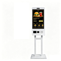 Floor Standing Touch Screen Kiosk 21.5 23.8 27 32 Inch Self-service Ordering Kiosk Payment Kiosk for Restaurant Complet Kit