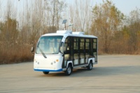 Voiture électrique de tourisme 11 places, bus électrique 72v au lithium, voiture électrique de tourisme de luxe homologuée pour la route avec porte pour touristes