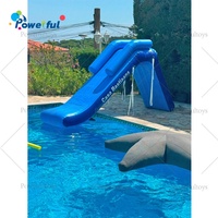 Toboggan aquatique gonflable commercial pour yacht, fabriqué sur mesure en PVC, toboggan aquatique gonflable pour quai de bateau, pour fête au bord de la piscine du yacht