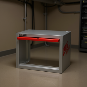 Boîtier d'antenne de communication 5002 A1N en métal avec poignée rouge pour usage intérieur - Product Image 3