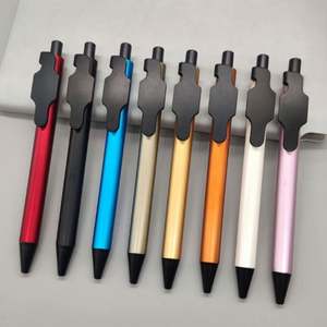 Cadeau publicitaire, stylo à bille promotionnel en plastique recouvert de caoutchouc souple, personnalisé avec logo, bon marché, imprimé avec le logo de l'hôtel Westin Hilton, rétractable - Product Image 4