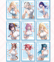 Cartes à collectionner Anime Waifu Échoes du Cœur, estampage à chaud, édition limitée, cartes d'art de personnages, vente en gros