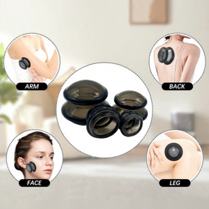 Kostenloses Muster: Silikon-Schröpftherapie-Set – Umweltfreundliche Vakuum-Schröpfköpfe für Körperakupunktur, Triggerpunkt-Behandlung und Ermüdungslinderung - Product Image 5