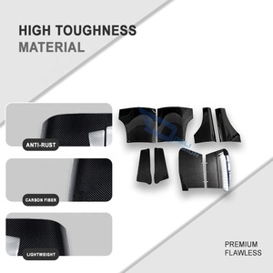 สำหรับนิสสัน 98-02 สกายไลน์ R34 GTR ชุดแต่งคาร์บอนไฟเบอร์สไตล์ Garage Kagotani GK สำหรับกันชนหน้า ต้องใช้กับสเกิร์ตข้าง - Product Image 2