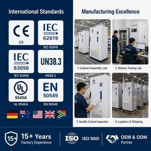 Cooling 125kW 261kWh Cabinet 314Ah High Voltage Battery Industrial Commercial <b>Energy</b> <b>Storage</b> <b>System</b> CE - Product Image 4