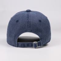 Casquette de baseball unisexe 5 panneaux en coton délavé et vieilli, brodée avec motif globe, visière incurvée, style décontracté à motif dessin animé