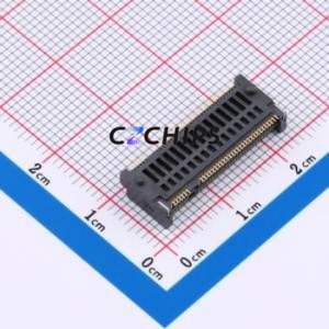 X1302WVS-67CB-LPV01 Hard Drive Connector (SAS/SATA/M.2) SMD Connector M.2-B Key Female 67P Horizontal Mount - Product Image 2