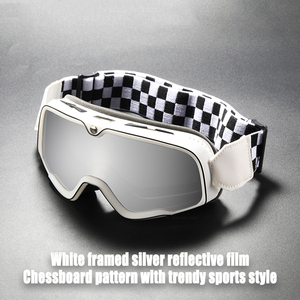 2026 New Fashionable <strong>Snow</strong> Skiing <strong>Goggles</strong> Big Frame Motorcycle Sunglasses with Breathable Comfortable Sponge Grid Belt for Winter - Product Image 3