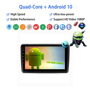 Navigation GPS de voiture à écran tactile complet avec <span class=keywords><strong>cam</strong></span>éra inversée <span class=keywords><strong>Android</strong></span> 10 autoradio pour Honda AMAZE 2014-2017 - Product Image 2