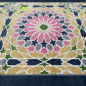 Venta al por mayor de alta calidad de diseño moderno de seda 100% de Nueva Zelanda lana habitación alfombras alfombra - Product Image 5