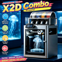 25. Version Globale Bambu X2D/X2DC Internationale, Contrôle Téléphonique WiFi à Distance, Imprimante 3D Professionnelle en Gros A2L P1SC P2SC H2SC H2D