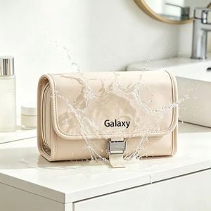 Sac de voyage durable et résistant à l'eau avec fermeture éclair, pour le maquillage, séparation sec/humide, organiseur de cosmétiques - Product Image 3