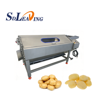 Aardappel Peeling Met Borstel Roller Wortel Peeling Machine Dunschiller Machine
