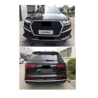 Pare-chocs avant de haute qualité en ABS PP noir avec calandre et diffuseur arrière pour Audi Q7 RSQ7 2016 2017 2018 2019