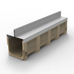 <span class=keywords><strong>Caniveau</strong></span> de drainage en acier inoxydable avec couvercle <span class=keywords><strong>à</strong></span> fentes - Product Image 2