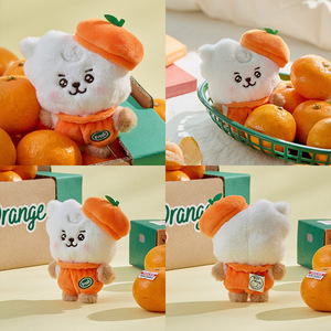 Hot Selling Bt21 Kawaii Anime Orange Series Rj Cooky Plush <strong>Keychain</strong> Cute Shooky Koya Kpop <strong>Keychain</strong> Decoration Girl Gift - Product Image 6