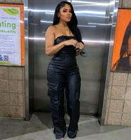 Prêt à expédier S-XL Combinaisons sans manches streetwear de boutique Playsuits Bodysuits OuYaan
