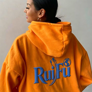 Winter Heavyweight Oversized Cotton Solid Custom Fleece Hoodie French Terry <b>Foam</b> Print Unisex 3D Puff Printing Hoodies <b>For</b> Men - Product Image 1