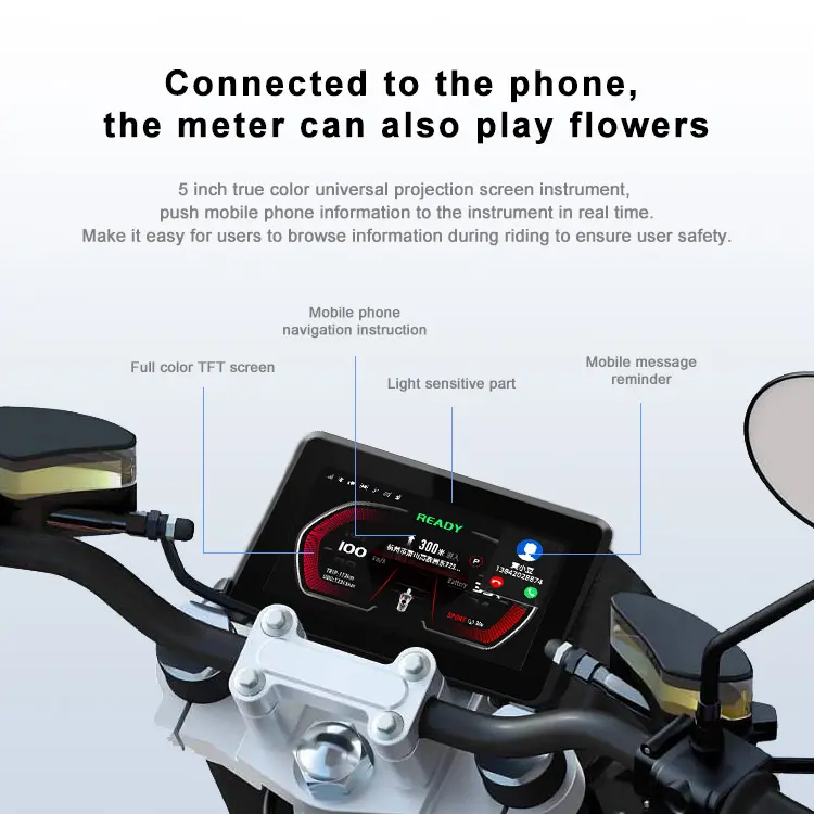 Fabrika OEM/ODM motosiklet kilometre TFT metre LCD özelleştirme