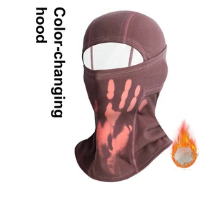 <span class=keywords><strong>Masque</strong></span> facial de cyclisme d'hiver respirant, thermosensible, à changement de couleur, doublé polaire, épaissi, coupe-vent et résistant au froid (Balaclava) - Product Image 6