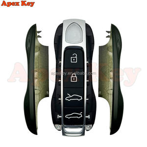 Étuis de clés de remplacement de haute qualité, couleur vert foncé, pour Porsche, avec autocollants pour la création de cadres photo artistiques - Product Image 3