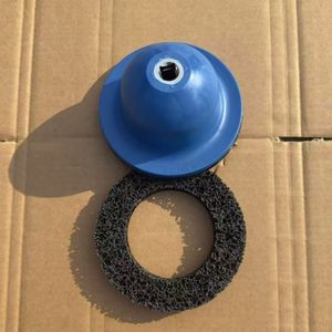 150mm（6インチ）径ホイールハブクリーナー研磨ディスク、厚さ10mm、中硬度、OEMカスタマイズ可能、錆除去ツール - Product Image 6