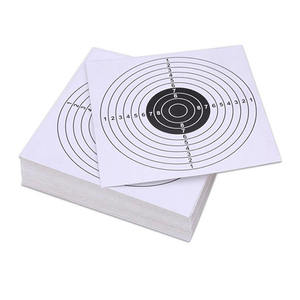 Cibles en papier de tir à l'air de 14*14cm pour pièges à cône Gamo et boîte en métal BB Catcher Target Holder Pellet Trap Hunting - Product Image 2