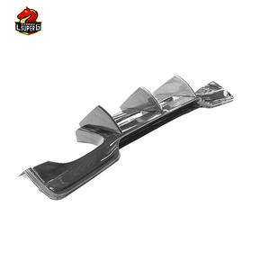 Diffusore Posteriore in Fibra di Carbonio Nero Liscio Stile RZ per BMW <span class=keywords><strong>Serie</strong></span> <span class=keywords><strong>1</strong></span> E82 Coupé 2010-2013, Spoiler per Paraurti - Product Image 3