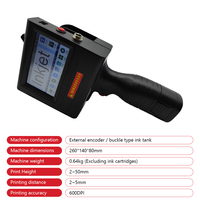 Imprimante jet d'encre portable intelligente 25,4 mm à double cartouche, codeur par lots pour l'impression de grands caractères et logos – Édition USA