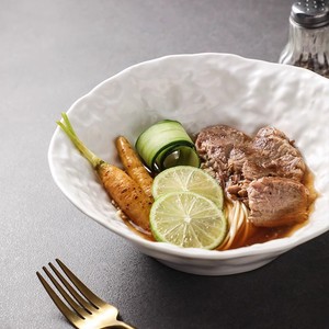 ชุดชามเซรามิคลายหินขนาดใหญ่สำหรับโรงแรมระดับไฮเอนด์ เหมาะสำหรับซุป ผลไม้ สลัด และบะหมี่กึ่งสำเร็จรูป - Product Image 2