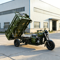 Tricycle de livraison d'eau robuste avec moteur Zongshen 200cc, caisse de chargement renforcée et couleur personnalisée pour le Ghana