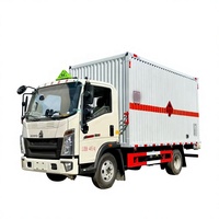 Camión Furgoneta Compacto FAW HOWO de Alta Calidad, 4X2, de 2-5 Toneladas, para Transporte de Equipos Explosivos