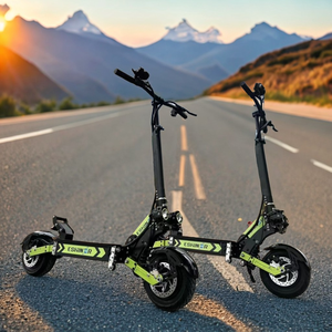Nouveaux scooters électriques à double moteur 2026, 11 pouces, tout-terrain, 60V 40Ah 30Ah, autonomie longue portée 60-120 km, scooter pliable pour adultes - Product Image 1