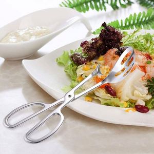 Pince de cuisine professionnelle en acier inoxydable épaissi pour salade, buffet et service traiteur - Product Image 4