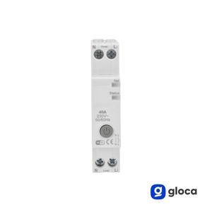 Interrupteur intelligent Wi-Fi universel Gloca 40A 230V, contrôle par application Tuya, prise avec mesure de la consommation d'énergie - Product Image 4