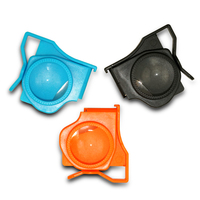 Mini lunettes VR pliables en plastique / Lunettes de réalité virtuelle 3D pour téléphone portable de 3,5 à 6,0 pouces