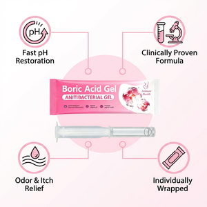 Hydratant nettoyant vaginal aux herbes naturelles et probiotiques, soin gynécologique, gel raffermissant vaginal à l'acide borique - Product Image 2