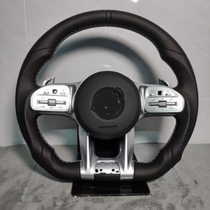 <span class=keywords><strong>Volant</strong></span> en fibre de carbone pour Mercedes Benz <span class=keywords><strong>AMG</strong></span> GLC GLE 450 <span class=keywords><strong>A45</strong></span> C43 C63 C450 S63 E63 W205 W213 W222 A250 C E S G Class Gla - Product Image 5