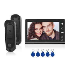 نظام انتركوم فيديو 7 بوصة سلكي بباب المنزل interfid فتح RFID للرؤية الليلية - Product Image 1