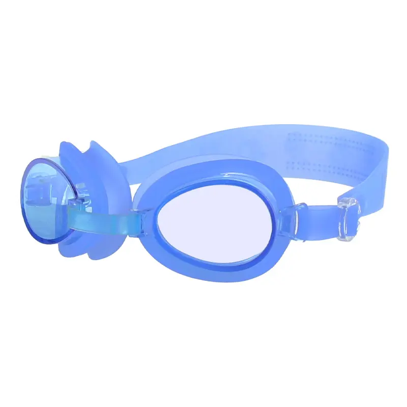 Enfants enfants UV 380 protection dessin animé cadre filles mignon une pièce conception lunettes de natation Google