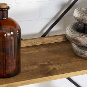 <span class=keywords><strong>Étagère</strong></span>s murales en bois de style antique en <span class=keywords><strong>fer</strong></span> <span class=keywords><strong>forgé</strong></span>, petites bibliothèques suspendues, <span class=keywords><strong>étagère</strong></span>s de bibliothèque - Product Image 6