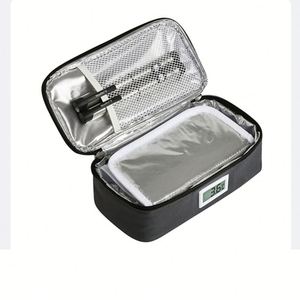 OEM ODM Insulated Polyester Waterproof Eco-Friendly Insulin Pen Travel Cooler Bag Letter Zipper Closure Thermometer Ice - Product Image 1